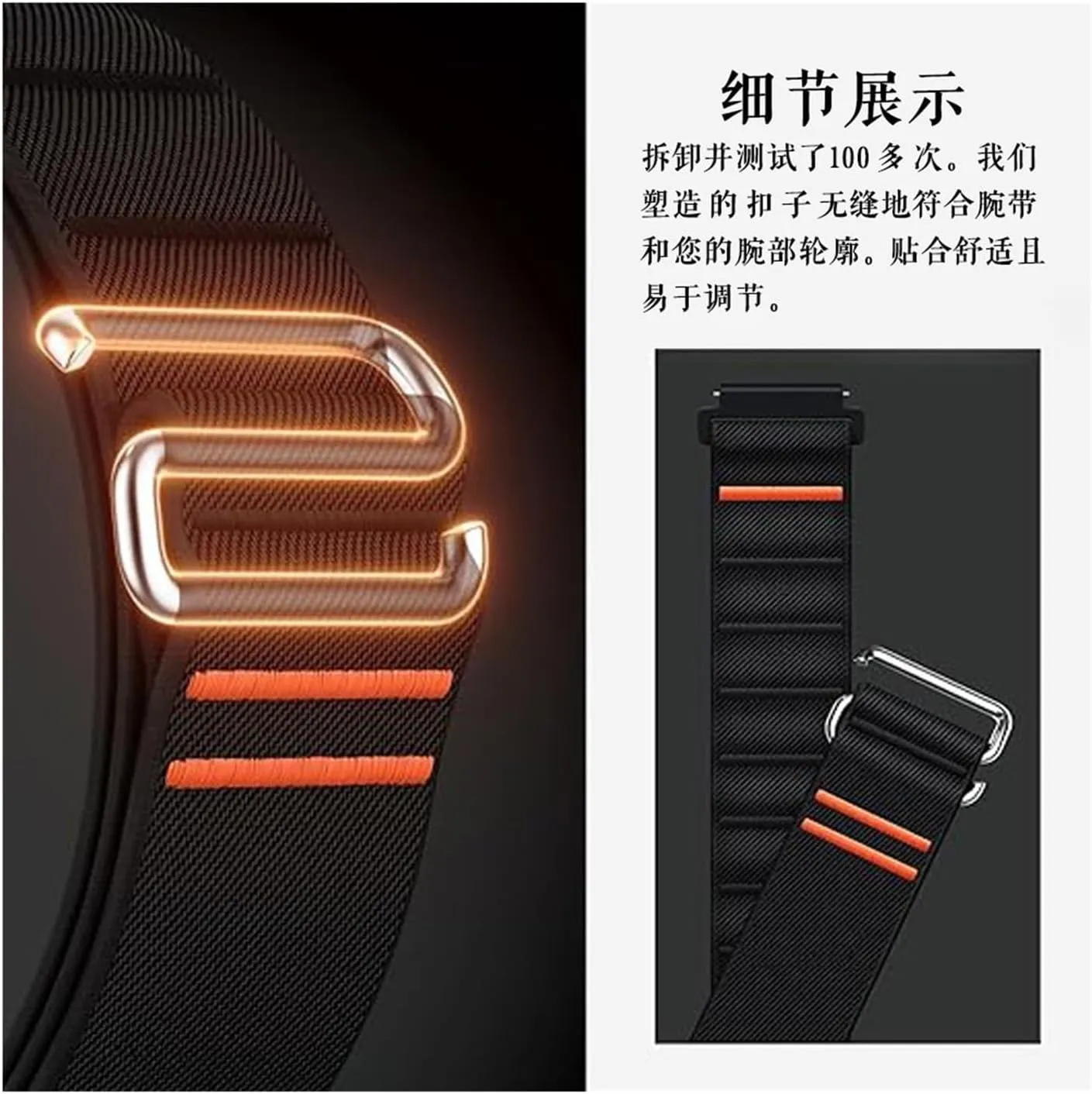 For Huawei Watch GT4 GT5 GT5Pro Sports Band 20mm Nylon Elastic Strap For Samsung Galaxy Watch 7 schedule moral 6 5 4 Bracelet 22mm 
