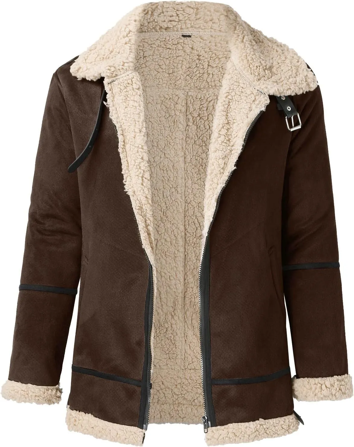 for Men Jacket Coat Leisure Plus Size Hat Zip Pocket Cotton-Padded Warm Soft Hooded Jacket miss centralize Coat Men's LCMTWX Winter Coats 