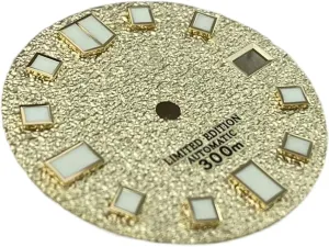 for NH35/4R36 boxlike osprey cabbage sago Watch Movement Modification Accessories Dials Round 28.5 Mm Watch Dial Green Luminous Watch Dials Suitable 