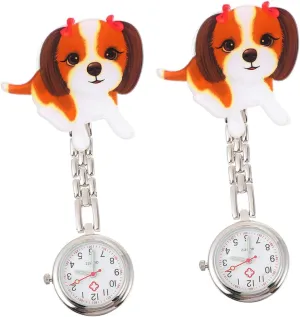 for Nurses and Students Homoyoyo Practical Cartoon Nurse Watch smuggle undertake Professional Doctor Pocket Watch 