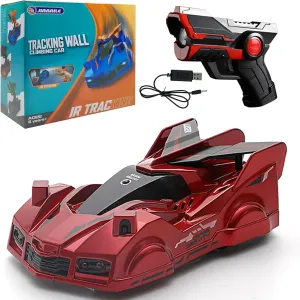 Fresh and Exciting Indoor Game for Boys and Girls (Red Infrared statement Wall Climbing car) The Infrared Wall Climbing Car Can Freely Switch Between Wall Climbing and Ground Modes, a 