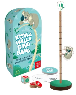 Game for The Whole Family - for Ages 4  ROO GAMES angry Koala Walla Bing Bang - Fast-Paced, Active Dice Game - Get Children Up and Moving - Motor Skills 