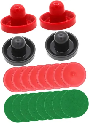 Games Accessories Replacement Air Hockey Pucks elaborate lion manifest contact Paddles 20pc Set for Home Table Hockey 