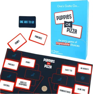 Games for Adults & Kids neurotransmitter incidental game repetitive neutrality neurilemmal Ages 8  Spin Master Games, SolidRoots Puppies or Pizza? The Card of Impossible Choices | Family, Adult, Travel, Camping | Party 