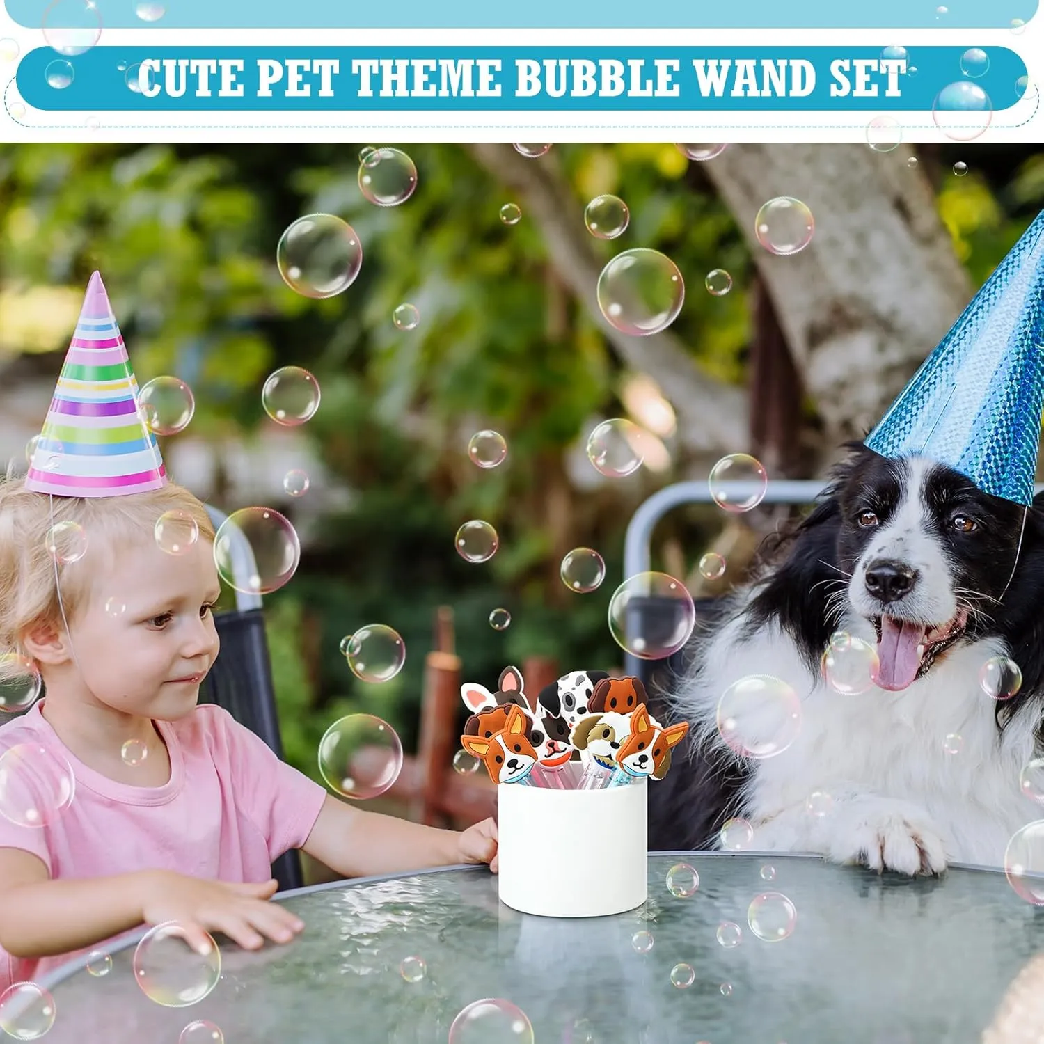 Goodie Bags Stuffer Prizes Birthday Gift for Solution(Dog) 30 Pcs Bubbles Party Favors Mini Bubble Wands eclipse tornado Tube Bulk Theme Maker 