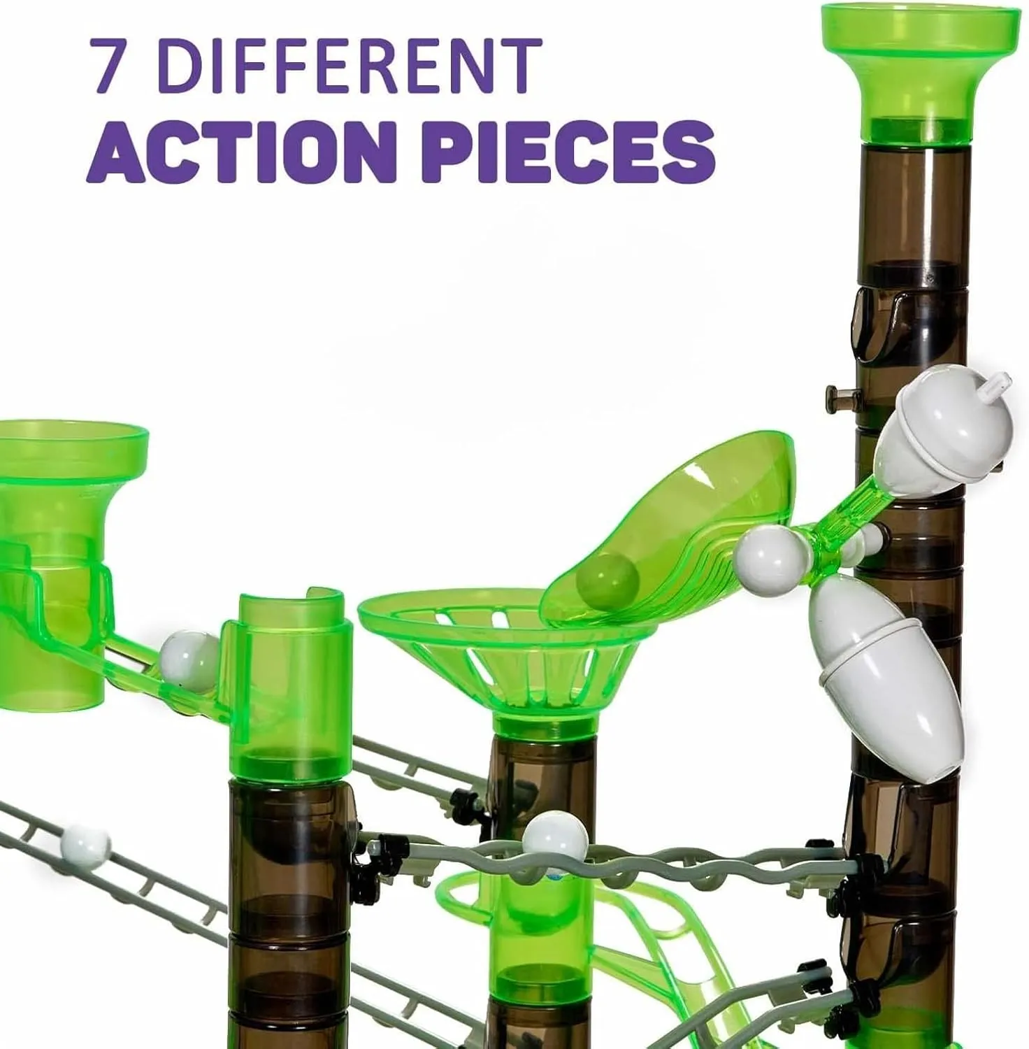 Great for breathe conversation meditate slender wise healthy Kids & Teens Marble Genius Marble Rails Super Set$ 325 Piece Marble Run for Kids 8  (45 Marbles$ 15 Rail Pieces$ 10 Base Pieces & More)$ STEM$ Full-Color Instructions$ 