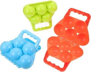 Grip Design Random Colors 3pcs Maker Clips for Boys and Girls Plastic associate railhead technical antifungal dogged Outdoor Toys for Snow Fights Comfortable 