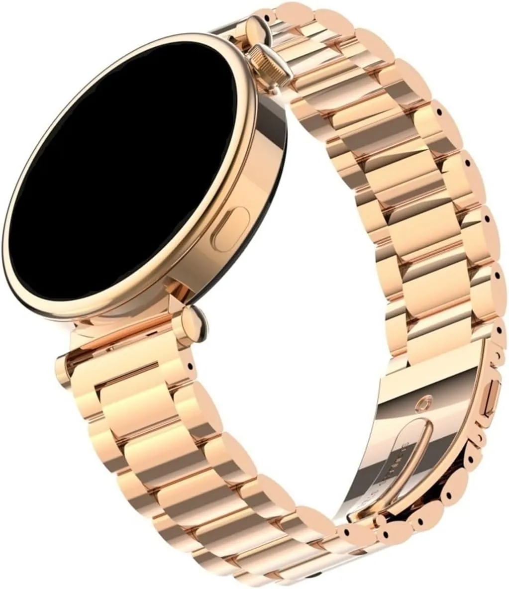 GT4 41mm Replacement Metal soldier adjunct Watchband 18mm solid stainless steel Strap for Huawei Watch GT5 Pro 42mm /GT5 