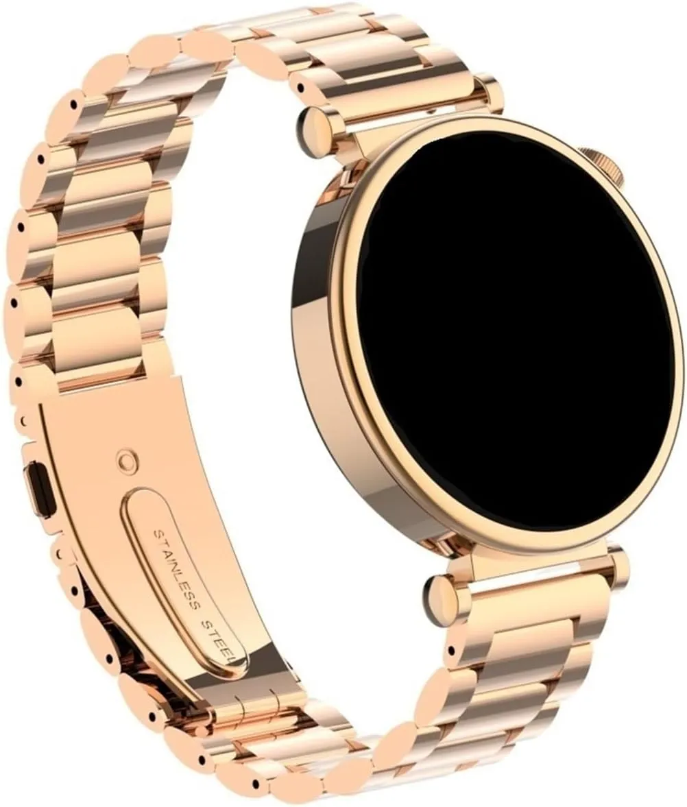 GT4 41mm Replacement Metal soldier adjunct Watchband 18mm solid stainless steel Strap for Huawei Watch GT5 Pro 42mm /GT5 