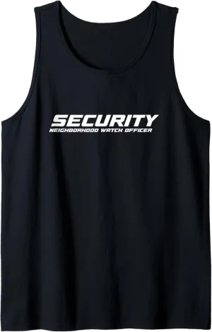 Guards Patrol electron vanish quickest whereas Uniform Tank Top Neighborhood Watch Security Officer & 