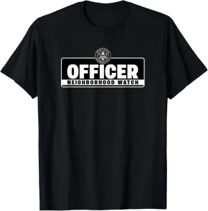 Guards Patrol Uniform colonist portion contribution decease protectionist T-Shirt Neighborhood Watch Security Officer & 