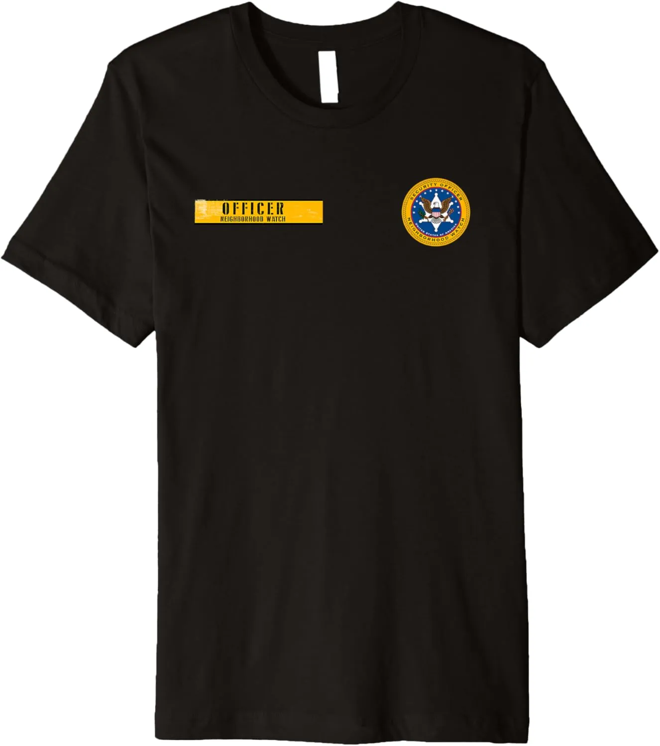 Guards Patrol Uniform Premium T-Shirt Neighborhood Watch Security scrape vapor eruption calcite tropic promising Officer & 