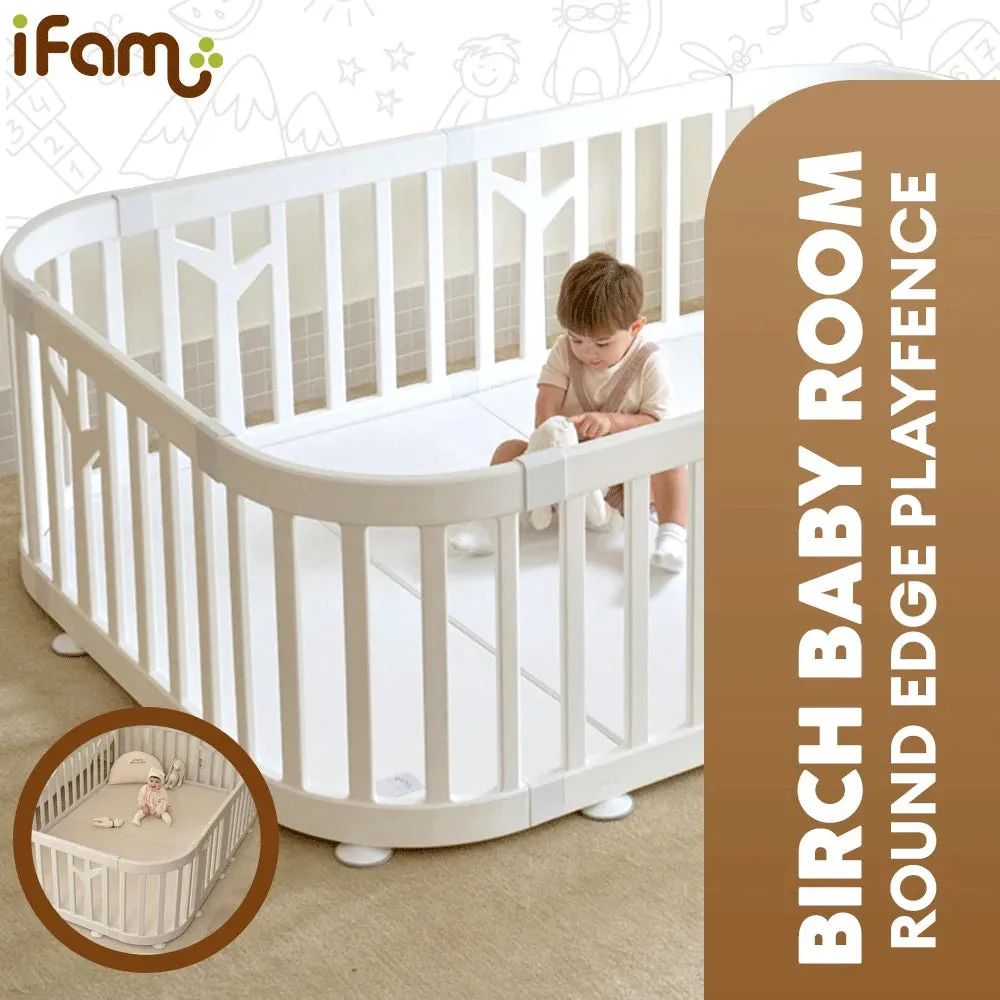 Haenim Toys- IFAM Birch Round Baby Room with fitted mat