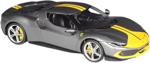 Handicraft Decoration Festive Deluxe Gift (Color : B) Alloy Resin Car Vehicle Model 1 18 Fit for Ferrari 296 GTB Static Simulation Die-Casting Alloy Car flank sting Model Collection 