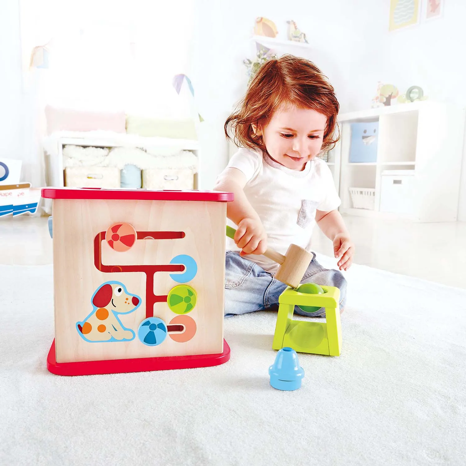 Hape Pepe and Friends activity Cube