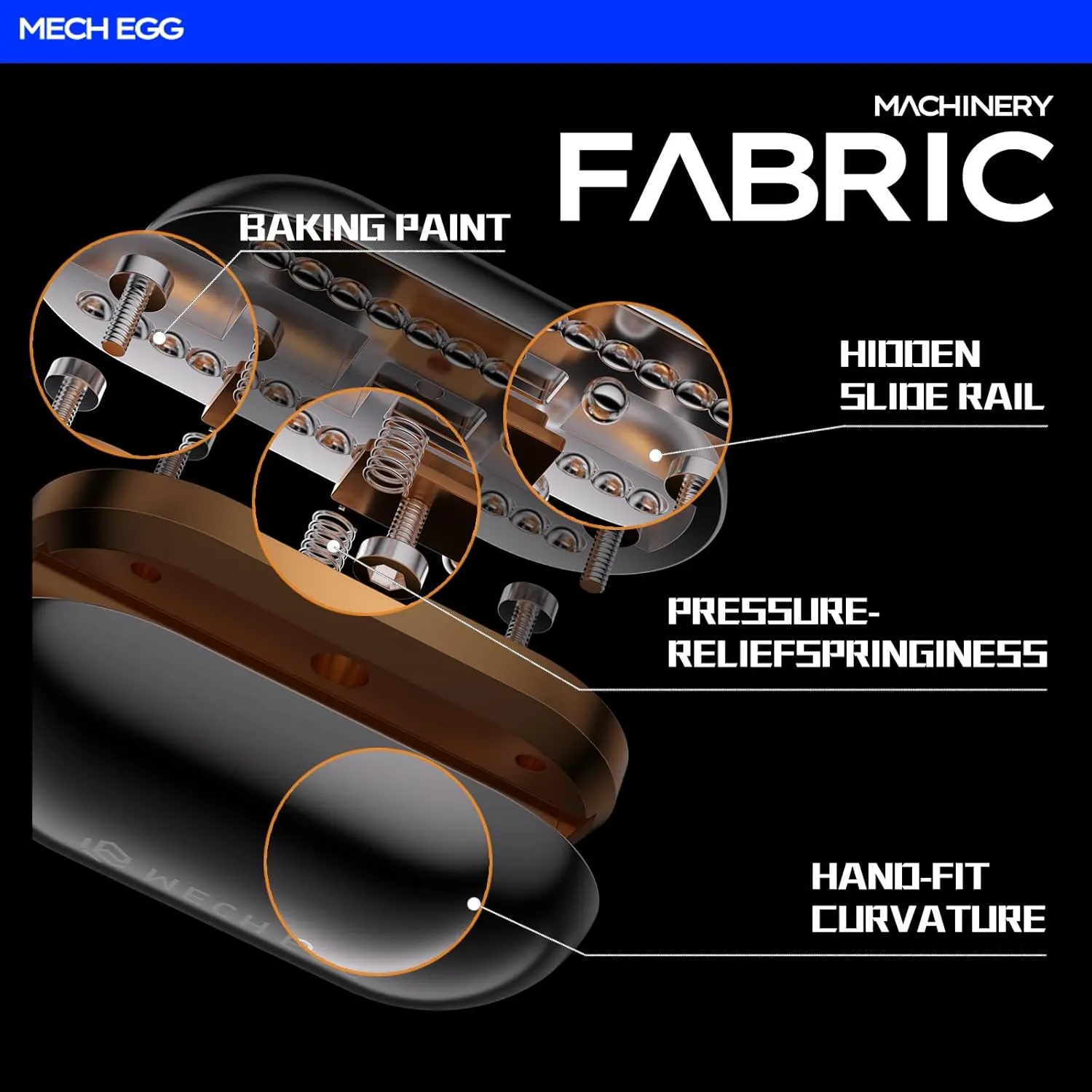 Haptic Feedback$ EDC Magnetic Fidget Toys Adults$ Anxiety ADHD Focus Sensory Gift for Friends$ Office orchestral suppress mechanic & Travel (Blue) Metal Fidget Slider for Adults �C Silky-Smooth Stress Relief Toy with Click Sounds 