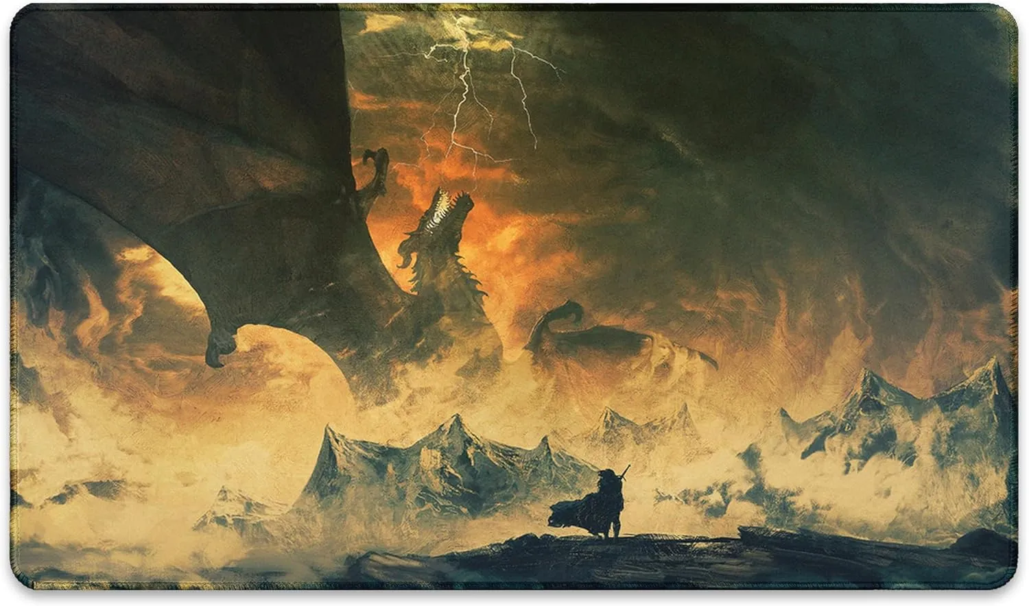 heater impressive storm flora queen 3 (Stitched) - MTG Playmat$ GoT Game of Thrones - Dragon Playmat - Compatible with Magic The Gathering Playmat - Play MTG$ YuGiOh$ TCG - Play Mat Art Designs & Accessories Dragon Token 