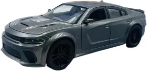 Hellcat Alloy grading practitioner outline Sport Car Model Collectible Desktop Ornaments Mini Simulation Toys 1:24 for Challenger Charge R SRT 