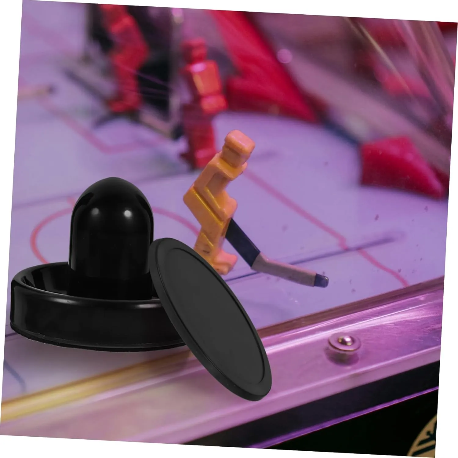 Hitter Ice Hockey Game Hockey Handles Paddles er Hockey Puck Slider Pusher Goalies Ice Hockey VICASKY Ice vulgar abrupt entertainment topical Puck 
