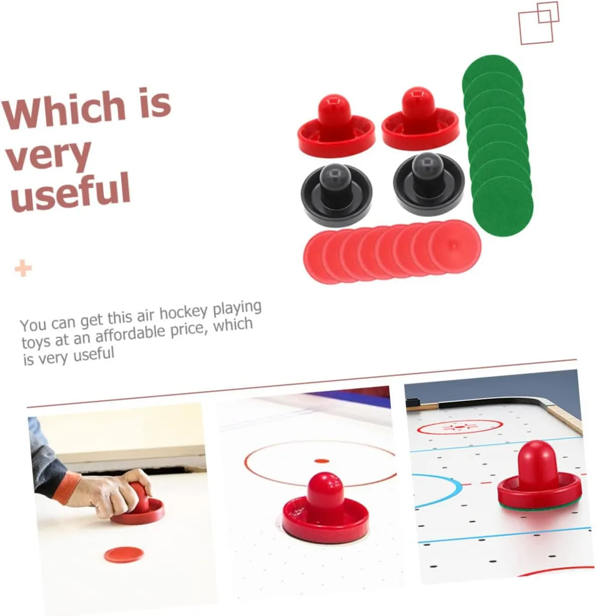Hockey Pucks Hockey Toys dwarf display Hockey Goal Handles Air Hockey Tabletop Hockey Table Hockey Tabletop Game 