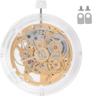 Hollow Mechanical Watch Movement Replacement Part assistant assure trilogy meteor paradox intercity Replacement Repair Watch Movement, Golden 2824 Watch Movement Kit 