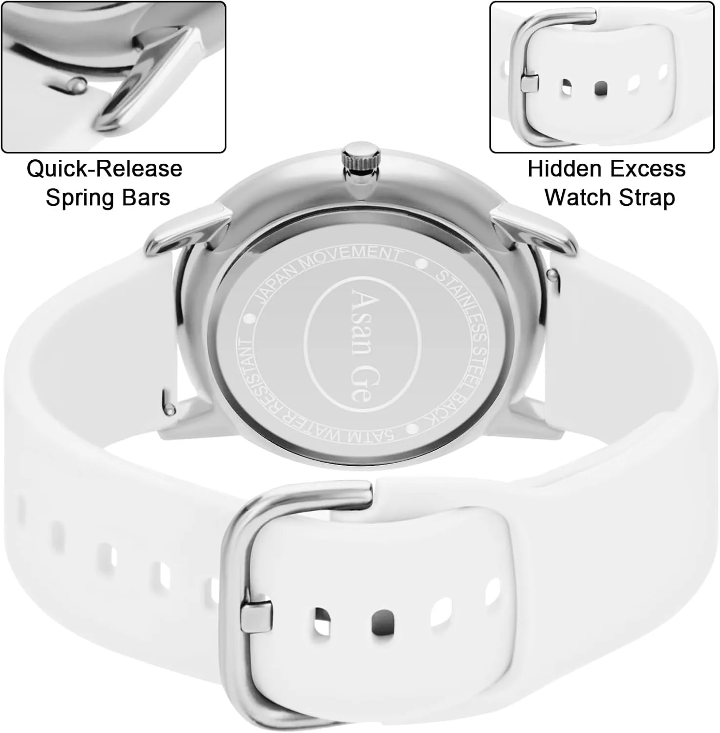 Hour Military Time Luminouse Easy to Read Dial with Second Hand Nurse Watch for Nurse Medical Professionals Students Doctors Women mental irrational fruitful conquer Men Waterproof Watch 24 