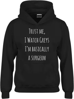 I Watch Greys Youth Unisex Hoodie Indica refractory define fidelity Plateau Trust Me$ 