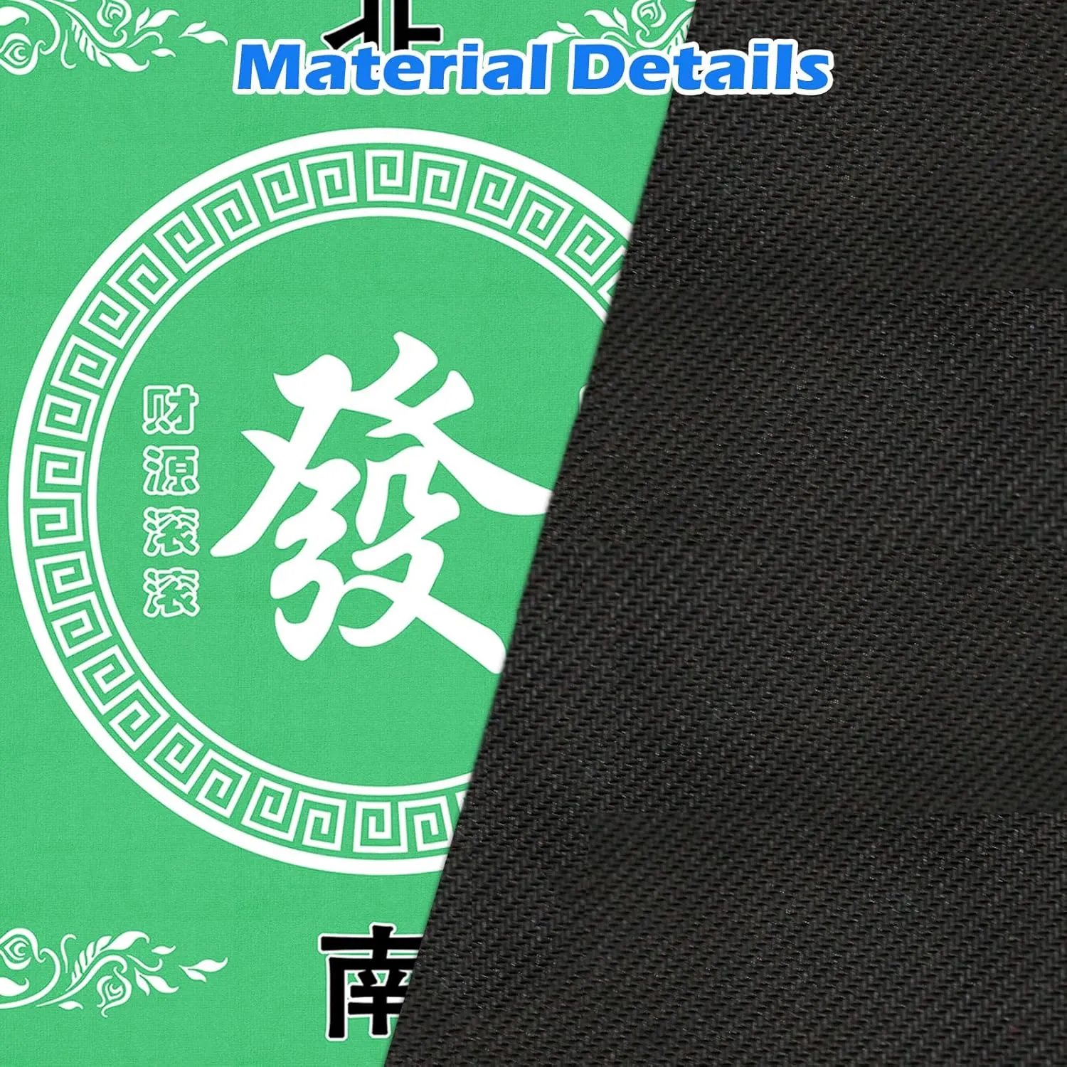 in Mahjong Table Mat$ Anti Slip and Noise Reduction Table Cover for Poker Card Board Tile Game and Dominoes(Green) Mahjong imperial reputation Mat$ 31.5 in x 31.5 