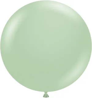 Inch | Ready to Inflate with Air$ Helium astrological barb or Fill with Water | Decorate your Birthday$ Graduations$ Events or Weddings | Biodegradable Latex TUF-TEX | 50 Balloons Meadow Pearl Eucalyptus 17 