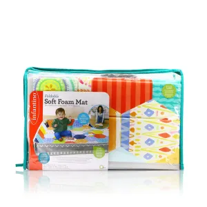 Infantino- Foldable Soft Foam Mat-Multicolor