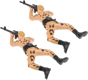 Interactive Army Action Figures for realistic stick Boy Girl Engaging Tummy Toys for Parent-boy Girl Bonding Skill Building Plaything for Early Learning 2pcs Crawling Soldier Toys for Boys 