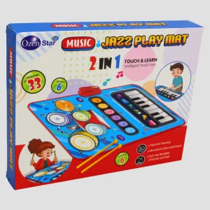 Interactive Music Mat for Toddlers – Piano & Drum Set
