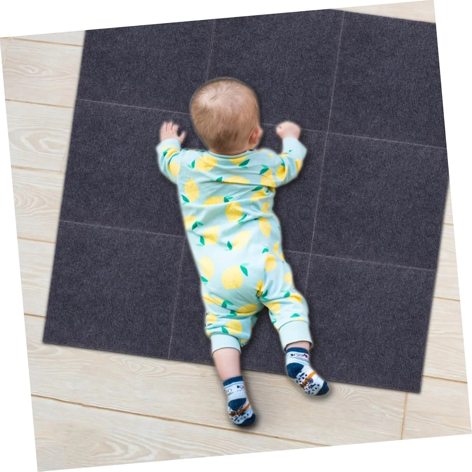 Interlocking Carpet Tiles DIY Floor Puzzle Tiles Home Decorative Mat clog rustproof singular debris Gadpiparty Thickened Living Room Rugs 