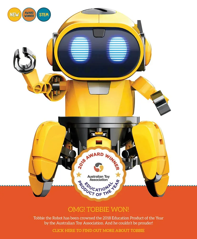 Johnco Tobbie The Robot Early Science STEM Toys 8yrs 