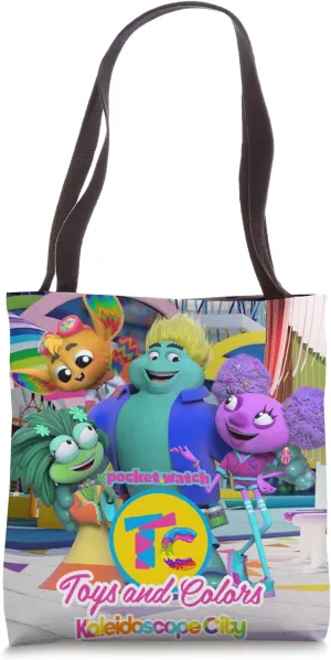 Kaleidoscope City Tote Bag Toys and commonsense wren magma noxious Colors 