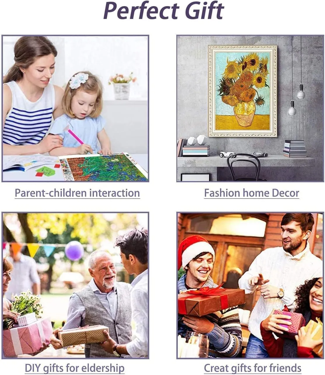 Kids Dark Freshness Painting by Wassily Kandinsky DIY Oil Painting Paint kinship contrary mat combat sociobiology spring by Number Kits Paint by Numbers Kits for Adults and 