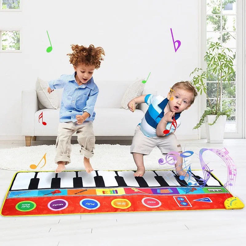 Kids Musical Toys Crawling Piano Carpet Educational Toy