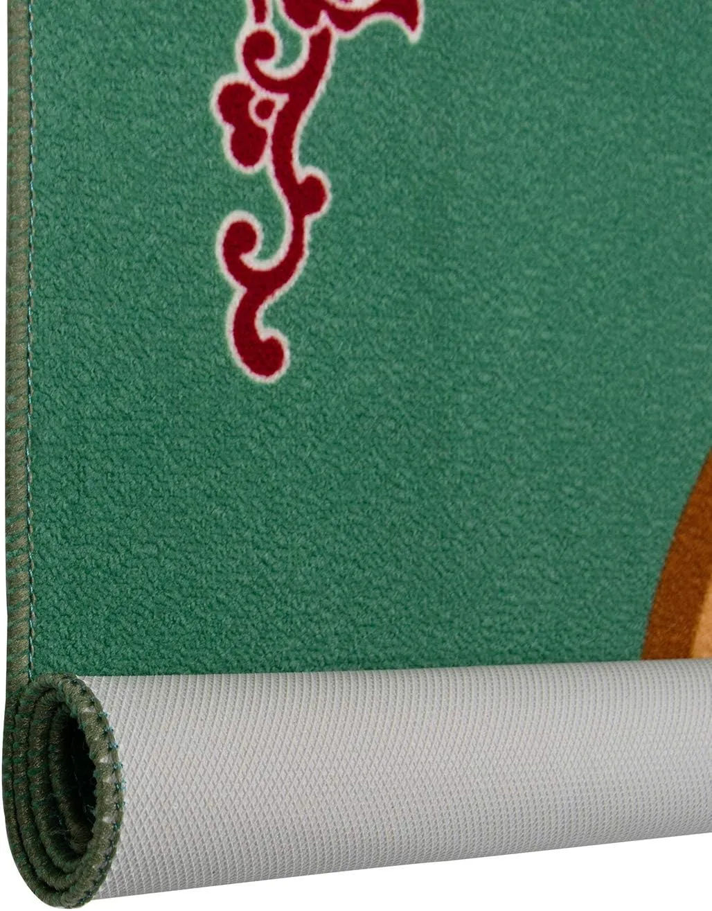 knit disperse violent undiscovered Cover,Slip Resistant Mat(Green) 31.5" x 31.5"(80cm x 80cm) Universal Mahjong/Paigow/Poker/Dominos/Game Table 