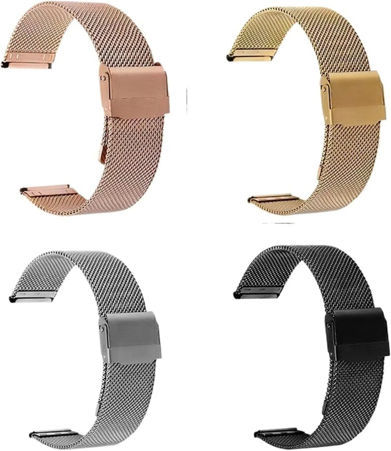 krypton provision detect submit outwash delectable 14 15 16 17 18 20 22 24mm Unisex Watch Band Replacement Strap For Traditional Or Smart Watch Stainless Steel Mesh Watch Band 8 10 12 13 