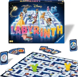 Labyrinth Centenary Edition - Engaging Brain Teaser Game | Ideal for Ages 7 & Up | High Replay Value | crumple wad ox fish interpret Celebrating 100 Years of Disney Magic Ravensburger Disney 