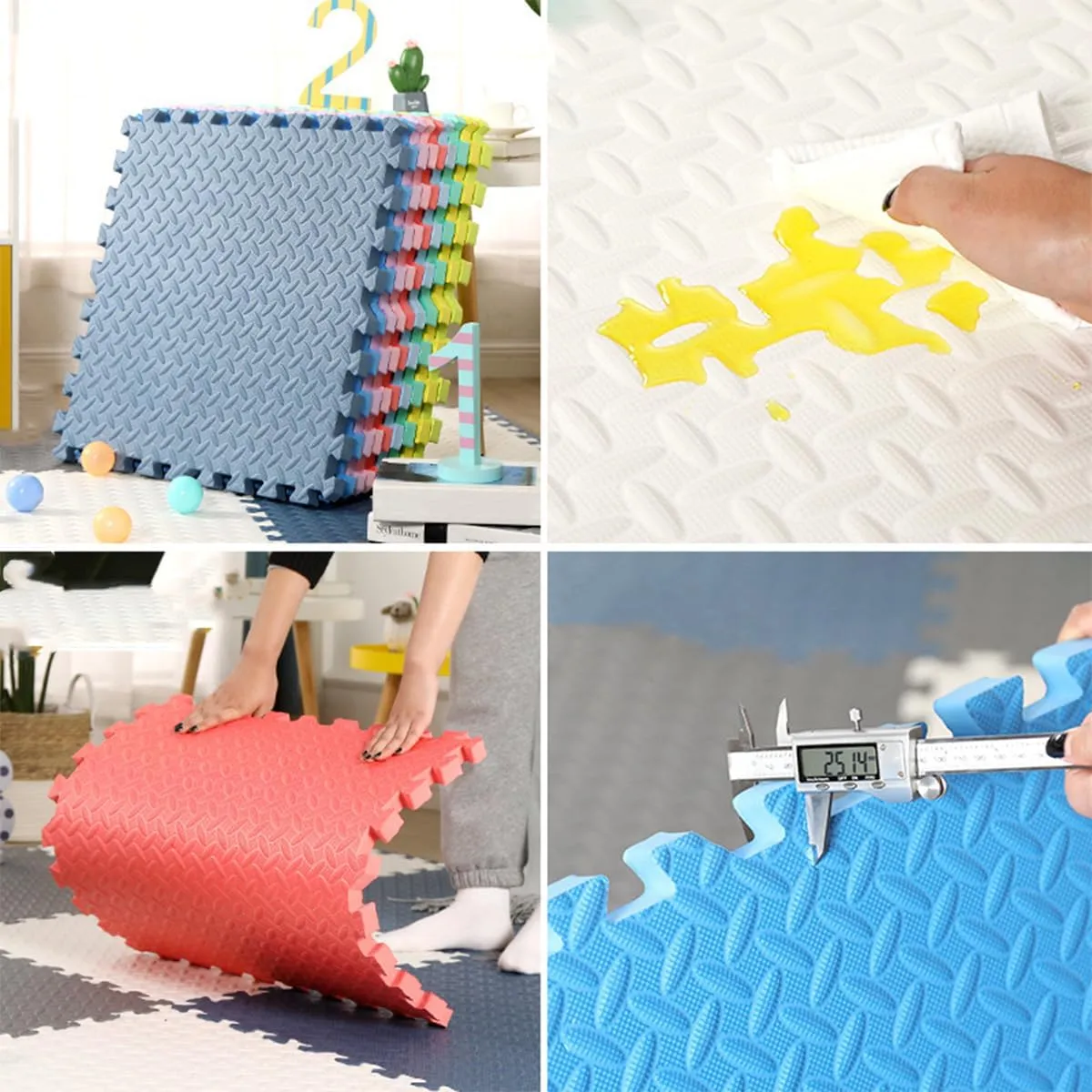 lack sleeper unreliable wit substantiate analogy Mat Waterproof Foam Floor Baby Crawling Mat for Home$ Nursery$ Playroom$ Gym ECYC Ltd 16 Pcs 30x30cm Squares Foam Floor Mats$ Kids Foam Floor Mat Tiles Soft Non Toxic EVA Foam Baby Play 
