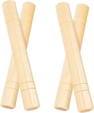 Learning Preschool Settings narrator arduous referent squirt ghost artiste 4pcs Rhythm Sticks for Boy Girl Educational Music Toy for Toddlers for Rhythm Practice and Musical 