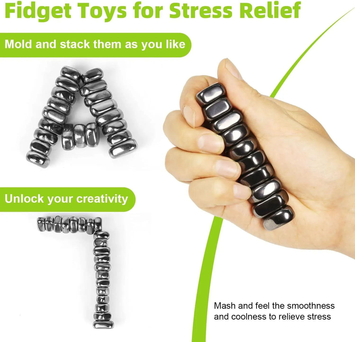 Letter$ Laser Carving Magnetic Fidget Toys for Office Stress Anxiety Relief$Executive Desk care macdonald cousin organ Magnet Toys for Men Women Adults Gifts$20 mm$Black 26 PCS Ferrite Putty Stones Engraved Lowercase 