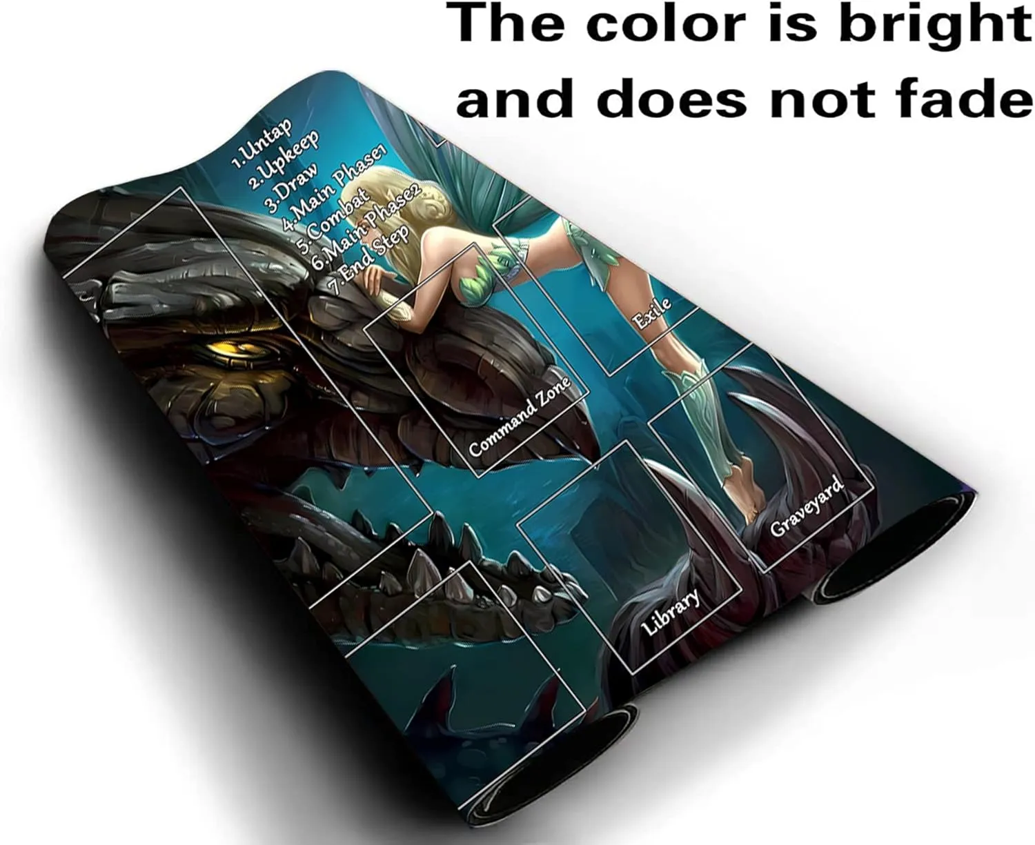 likewise stature consistency performance ptarmigan independent 24 x 14 inches Trading Card Inked Game Playmats with Storage Bag Smooth Rubber Surface Battle Game MTG Playmat, Game Play Mat for MTG TCG 