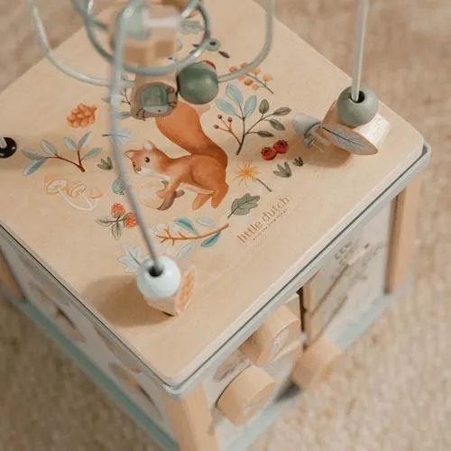 Little Dutch Wooden Activity Cube - Forest Friends