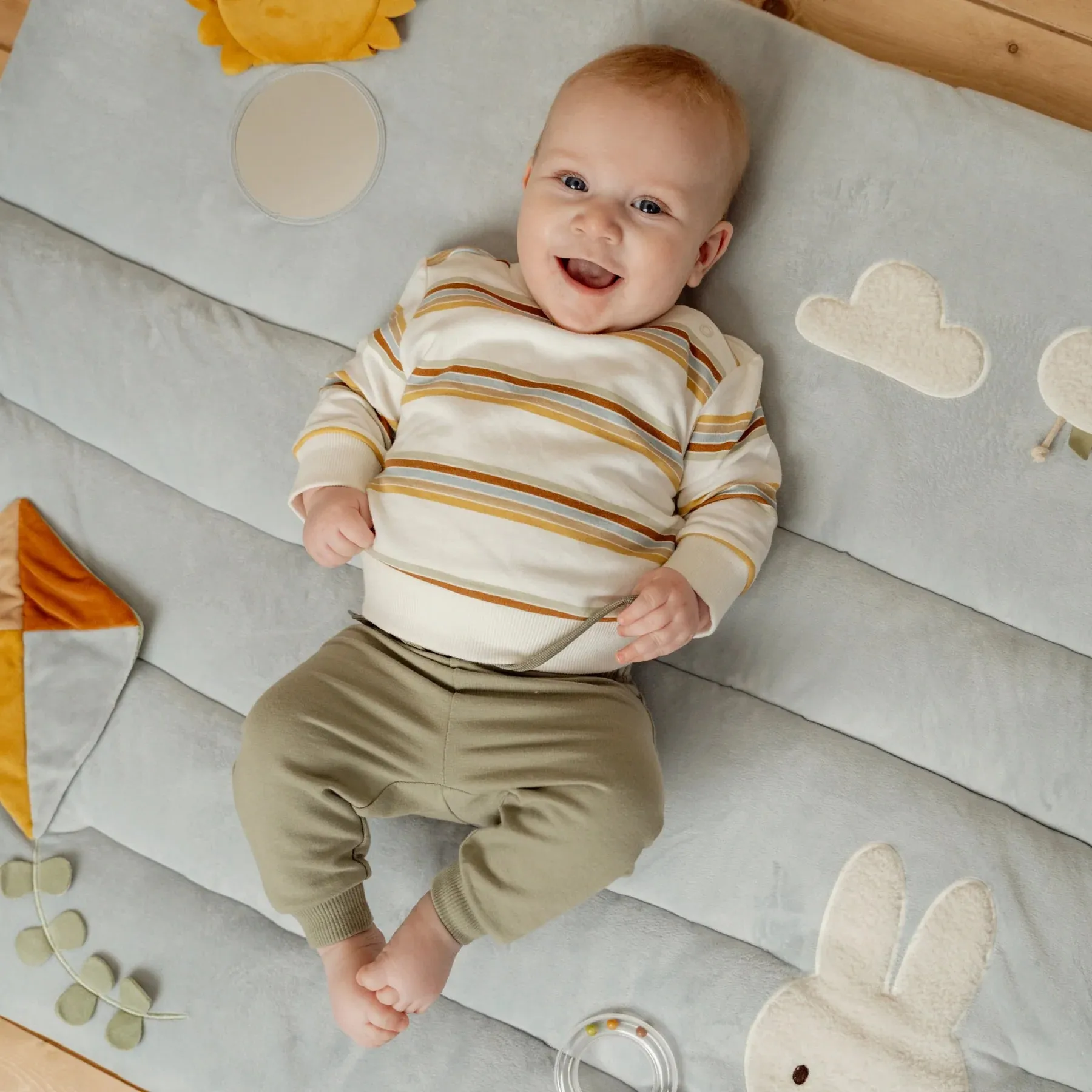 Little Dutch x Miffy Play Mat Vintage Sunny Stripes