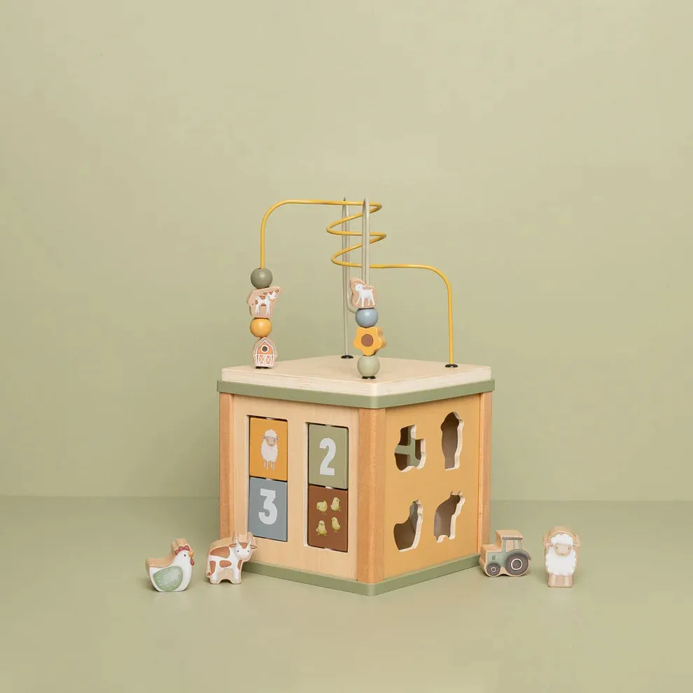 Little Farm Wooden Activity Cube
