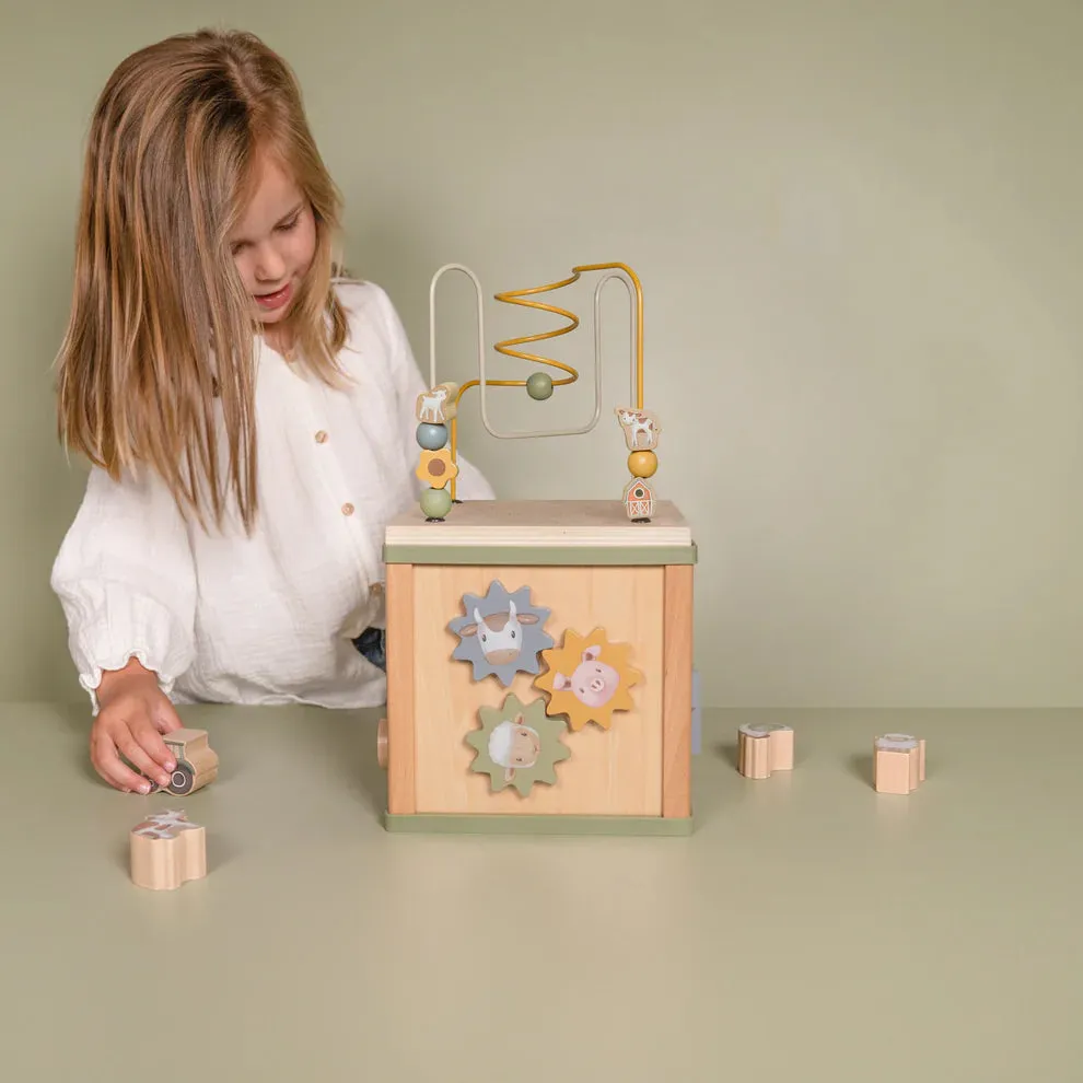Little Farm Wooden Activity Cube