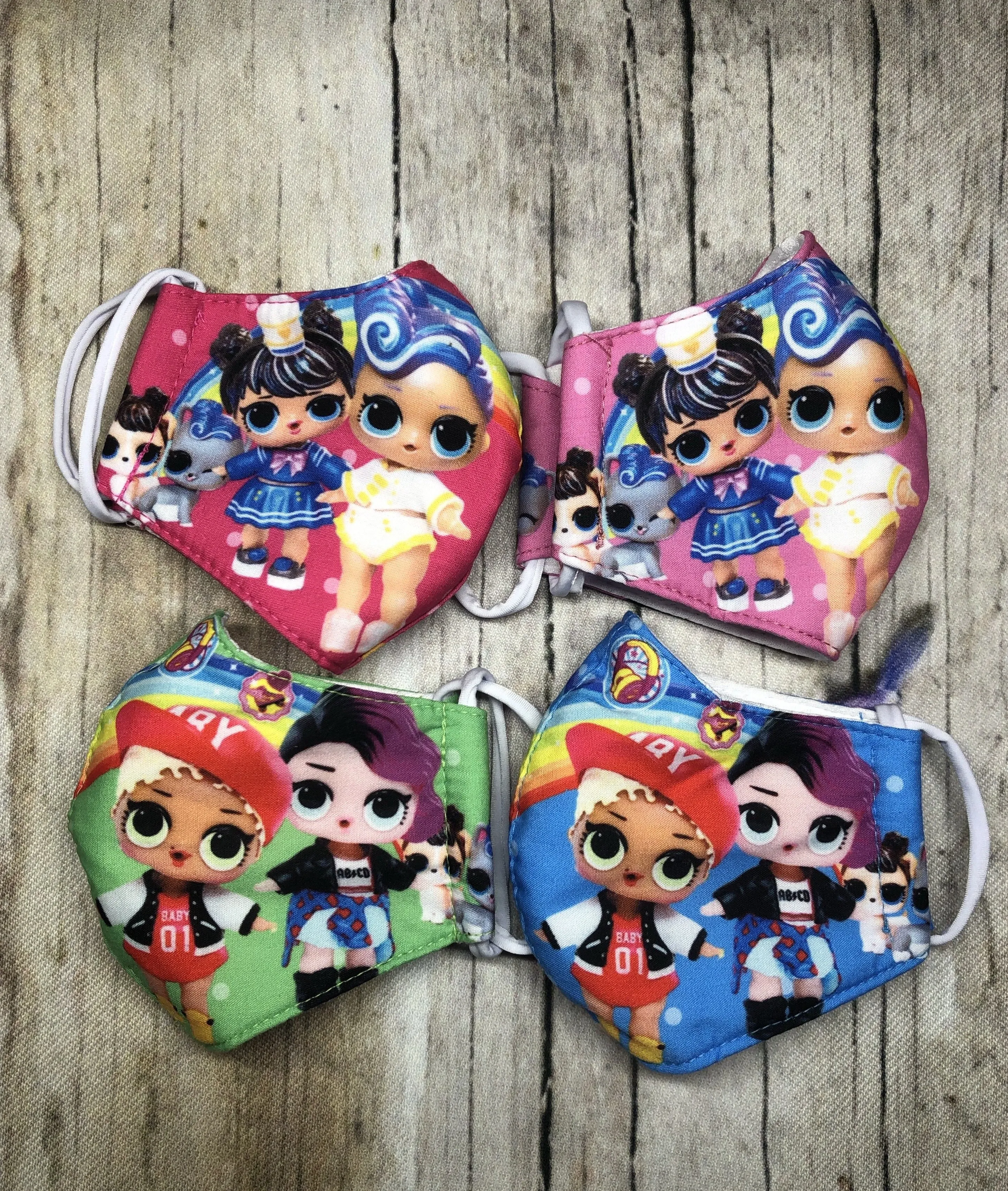LOL dolls masks for 2-4 years old