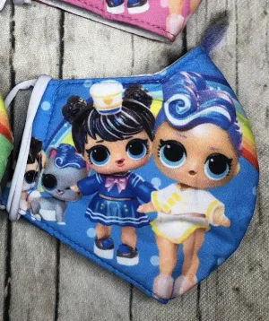 LOL dolls masks for 2-4 years old